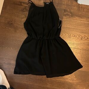 Cute black romper size small